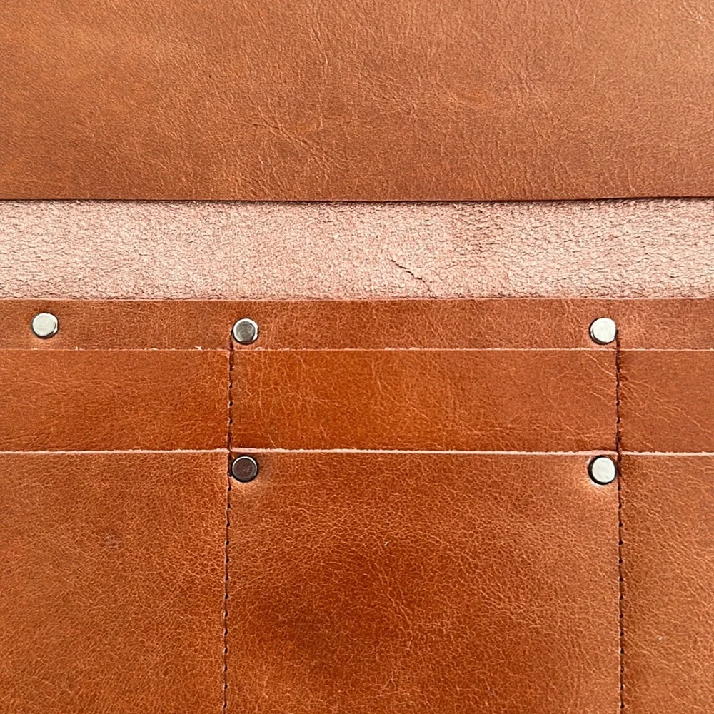 NWOT Nicole Cipriano (Cipriano Designs) Brown Leather Clutch/Wallet - Picture 7 of 10